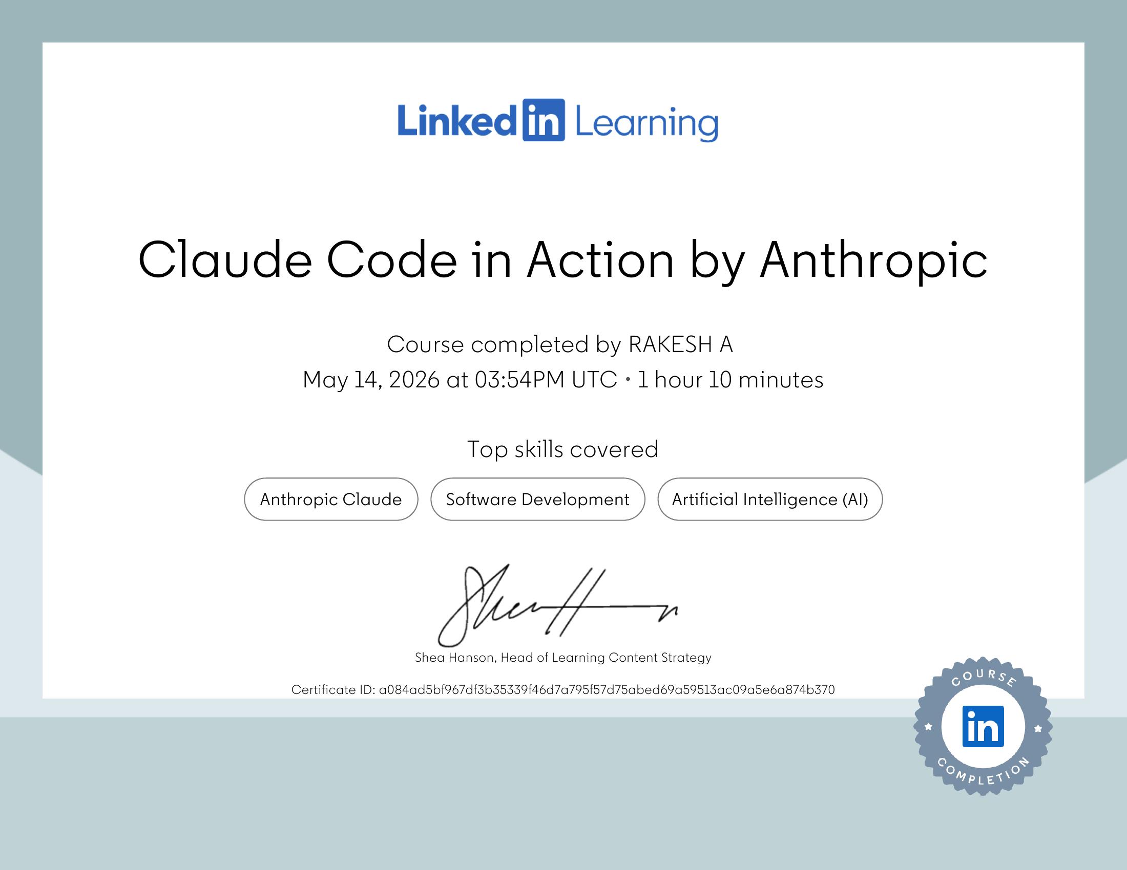 Claude Code in Action by Anthropic