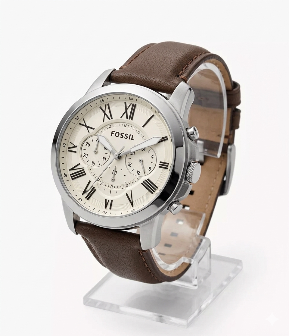 Watch on acrylic stand